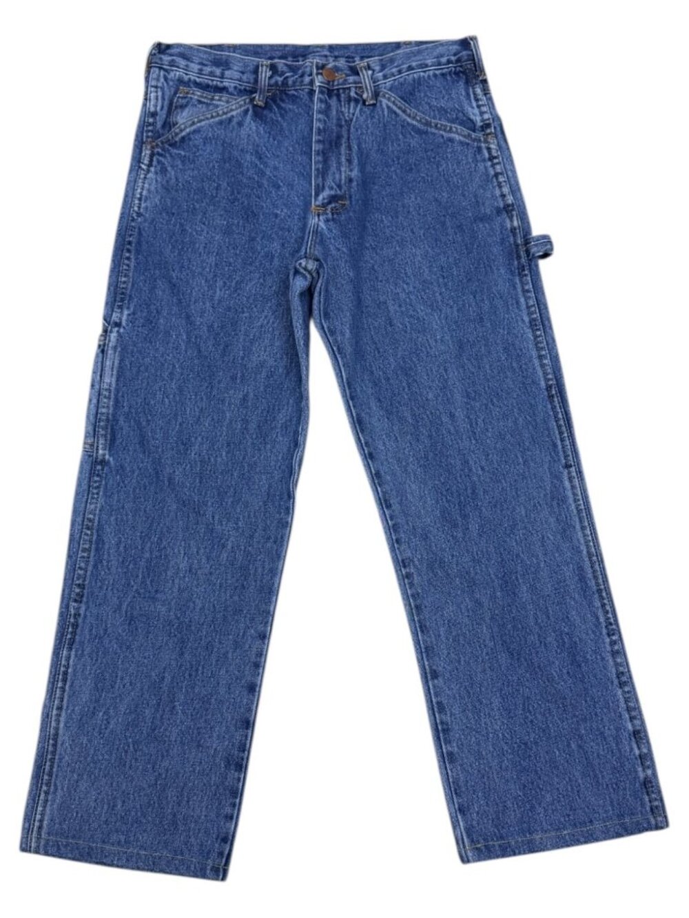 ROUNDHOUSE VINTAGE Jeans 90s Retro Heavy Denim Pants Mens 30x28 - Picture 2 of 7